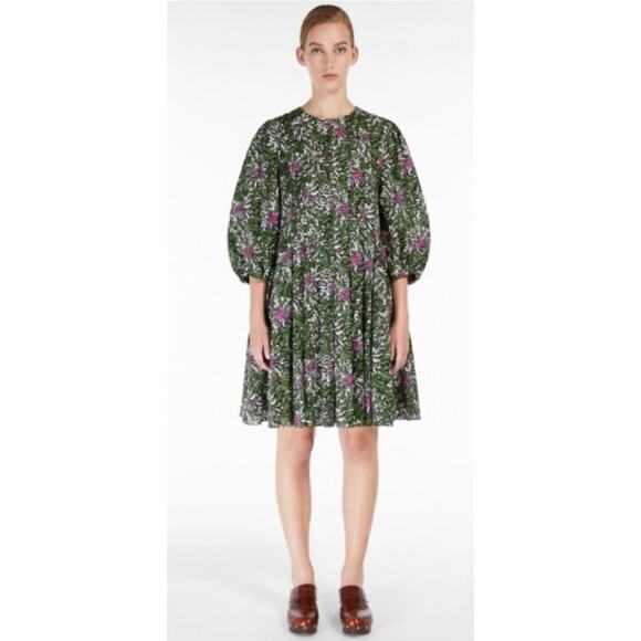 MaxMara Dresses & Skirts - MaxMara 'S Collection Dress Assunta Retro Floral Cotton Voile Mini Size 4